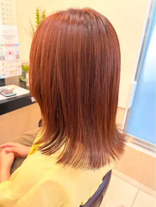 カラー ブリーチカラー/鶴川 /ハイトーン/あいのヘアスタイル