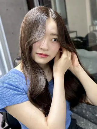 ロング カラー 艶髪/透明感/吉祥寺 /縮毛矯正/yutoのヘアスタイル