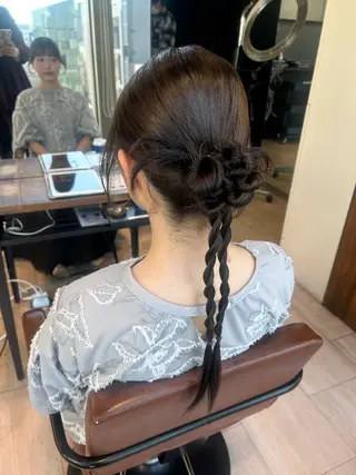 ロング 🎀大竹美侑／顔まわ りカット／レイヤーのヘアスタイル