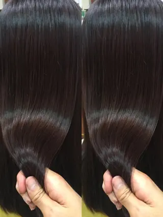 ロング コテ巻き風パーマ/ 髪質改善/河島恭平のヘアスタイル