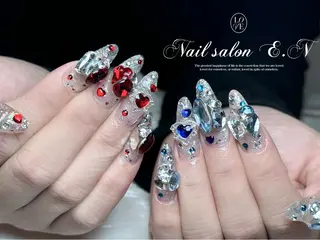 ネイル E.N🦋 長さ出し/持ち込みのネイルデザイン