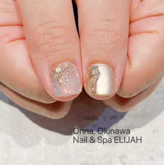 ネイル Nail & Spa ELIJAH(ネイルアンドスパイライジャ)所属・ダンラップ新里 友簣乃のネイルデザイン