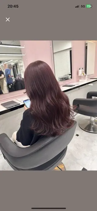 ロング カラー 🤍透明感推しカラー 🤍yui‪💞✨のヘアスタイル