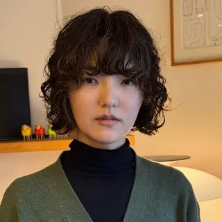ショート パーマ hair  space Syrup所属・レディースパーマ/ 合田  有一朗のヘアスタイル