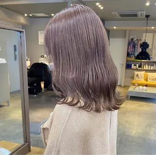 セミロング バレイヤージュモデル 小林匠❤️‍🔥のヘアスタイル