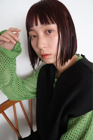 ショート カラー パーマ ヘアアレンジ メンズ キッズ ネイル マツエク・マツパ SALOWIN梅田茶屋町店所属・ウルフレイヤーカット /チヒロのヘアスタイル