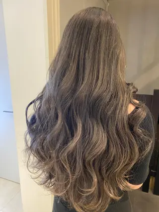 ロング カラー 🌈評価No.1🌈 艶髪カラー❌エクステのヘアスタイル