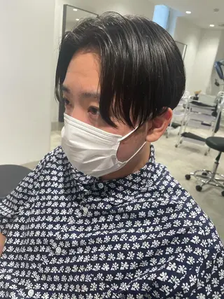 ショート カラー パーマ ヘアアレンジ メンズ パーソナルカラー合わ せたカラー🤍なつみのヘアスタイル