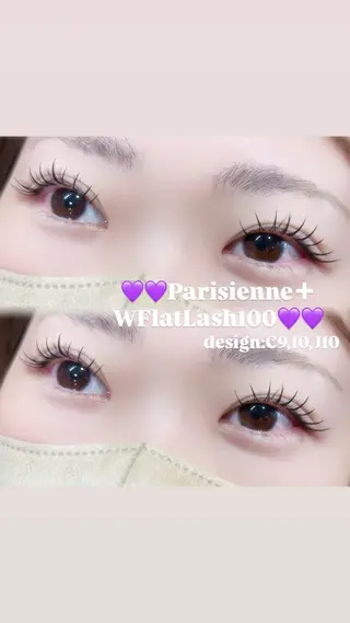 マツエク・マツパ shucre太田川 hisanaのマツエク・マツパデザイン