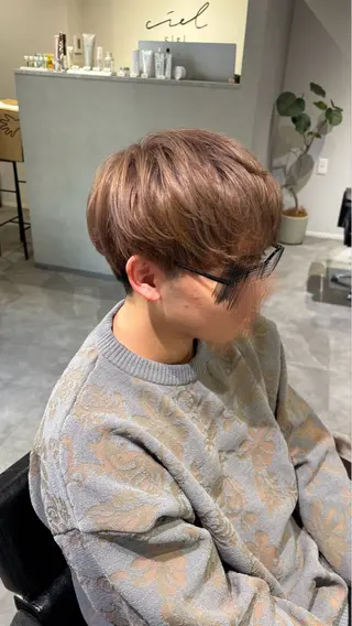 ミディアム 長尾ゆりの/ボブ/ ベージュ/ハイトーンのヘアスタイル