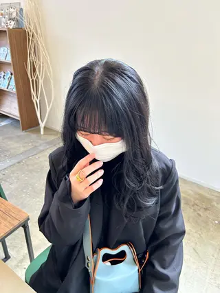 ロング 築地 なずなのヘアスタイル