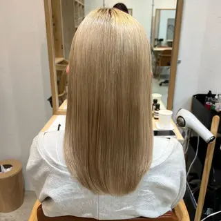 ロング レイヤー/ベージュ /メンズsaraのヘアスタイル