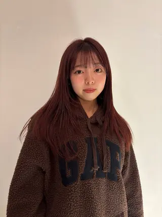 ロング カラー Buddyhair LEAP所属・ひいろ パーマ/ダブルカラーのヘアスタイル