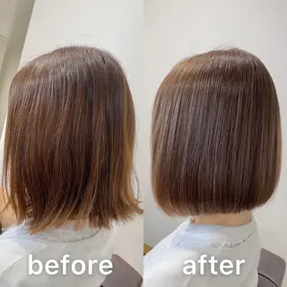 ショート カラー KIZU 髪質改善 オカルト怪談のヘアスタイル