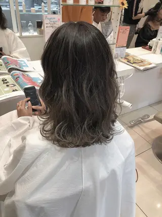 ミディアム カラー はだゆうき @hadadan08のヘアスタイル