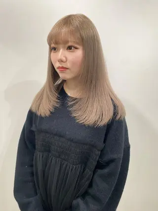 カラー AO所属・RISAKO 艶髪モテヘア🎀府中のヘアスタイル