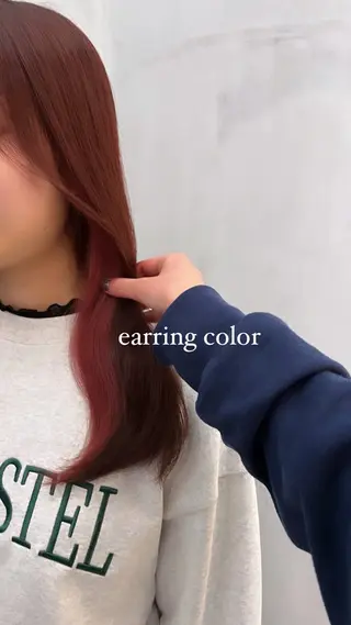 ロング 𝙆𝙖𝙞🎀🩶 レイヤー/縮毛矯正のヘアスタイル