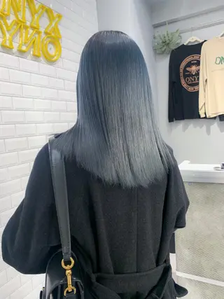 セミロング カラー ✨レイヤーカット 海外ヘア/原宿✨のヘアスタイル