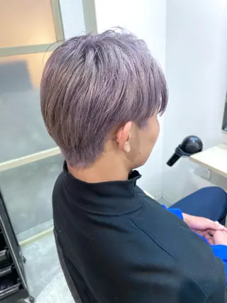 ミディアム カラー メンズ EMANON新宿南口所属・ケアブリーチ×艶カラ ー️🫧Shioriのヘアスタイル