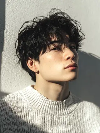 メンズ ショート 🪽Men'sカット 🪽パーマ🪽丸田のヘアスタイル