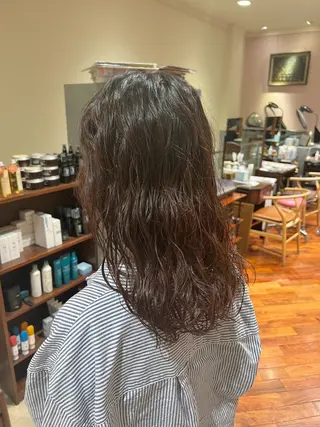 ミディアム 大阪梅田 稲葉利也斗のヘアスタイル