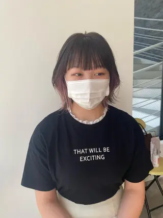 ミディアム カラー オスズ 🎀´-のヘアスタイル