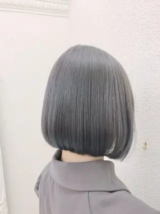 カラー ボブカット/ 尾崎龍聖のヘアスタイル