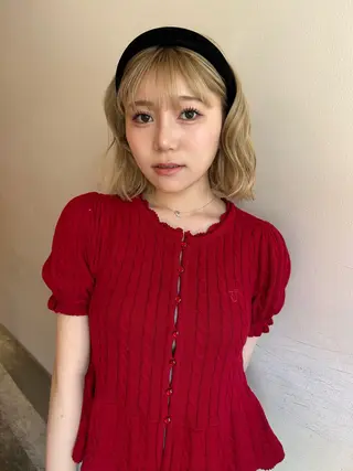 ミディアム カラー land所属・透明感カラー/レイヤ ー🌙Honokaのヘアスタイル