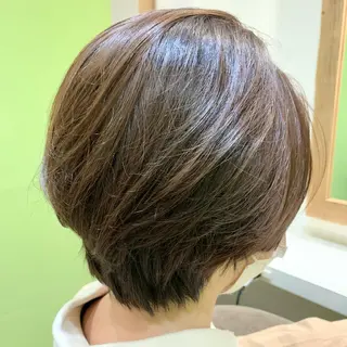 ショート カラー パーマ ショート×カラー 🦊堀米早紀【荻窪】のヘアスタイル