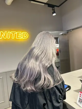 ロング カラー 韓国/トレンド レイヤー【101】のヘアスタイル