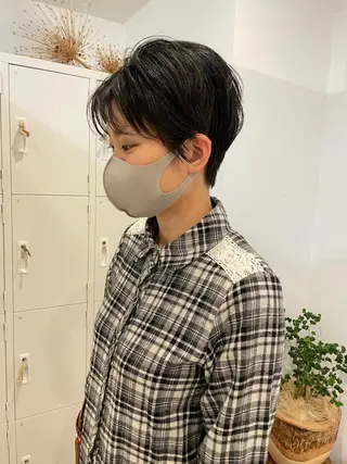 ショート 大迫 江梨のヘアスタイル