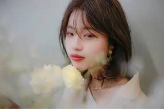 セミロング 永田 崇のヘアスタイル