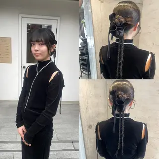 ロング ヘアアレンジ Reve  resort所属・美髪× ヘアセット✨Araiのヘアスタイル