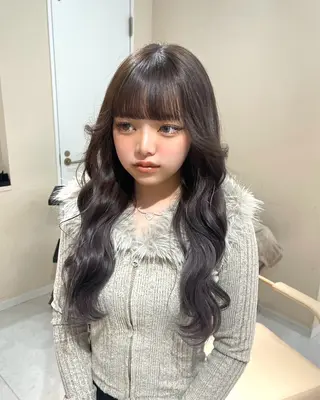 ロング 【haire】ヘアリ ー🎀mitsukiのヘアスタイル