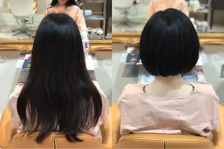 ショート Of HAIR所属・✨デザインカラー✨ ハイトーン　森貴章のヘアスタイル