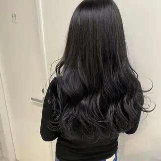 セミロング カラー ☁️縮毛矯正✖️ 透明感☁️りくのヘアスタイル