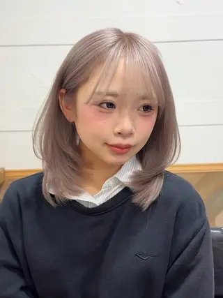 ミディアム 期間限定カットカラー モデル募集中♡真白のマツエク・マツパデザイン