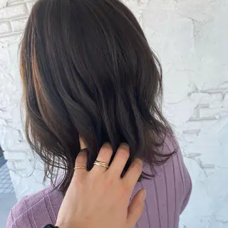 ミディアム ému エミュ　hair &spa所属・近藤 みゅうまのヘアスタイル