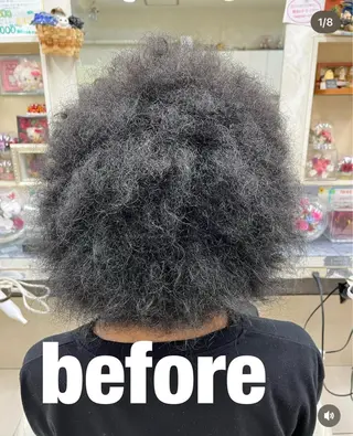 ミディアム 縮毛矯正専門店　美容室ハース所属・ウィリアム シュウのヘアスタイル