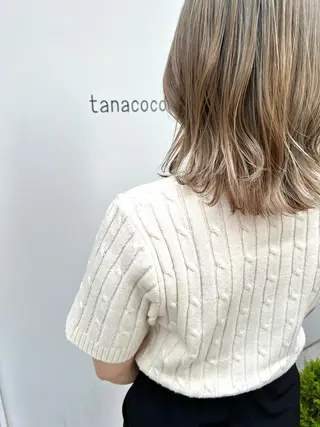 ミディアム 美容室tanacocolo所属・草野 ゆずきのヘアスタイル