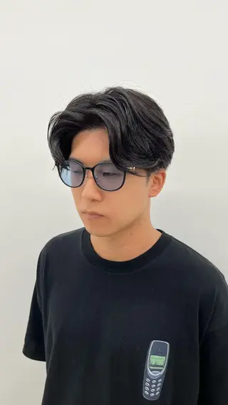 ショート パーマ メンズ 🏆メンズヘア特化 🥇代表りんぺーのヘアスタイル