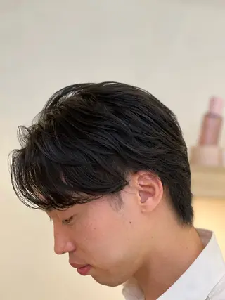 ショート メンズ メンズパーマ 岩成健志郎のヘアスタイル