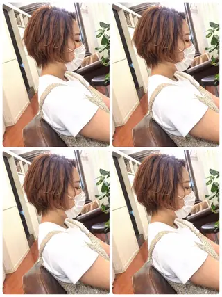 ショート カラー ヨシダ トオルのヘアスタイル