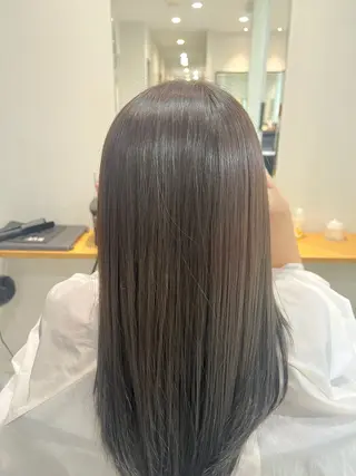 セミロング カラー 流山おおたかの森 林悠仁のヘアスタイル