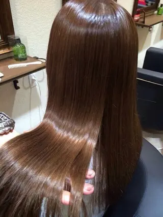 ロング カラー 髪質改善/痛ませ ないカラー/西村航大のヘアスタイル