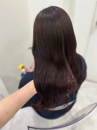 ロング カラー ガーリー♡女の子っぽ ヘア♡ピンクカラー♡のヘアスタイル