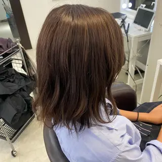 ミディアム カラー 似合わせパーマ🔥 渡邉愛斗のヘアスタイル