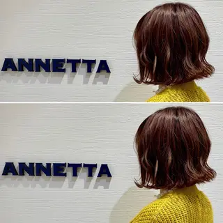 ミディアム カラー ケンジアネッタ Men'sのヘアスタイル