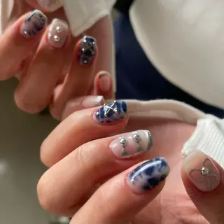 メンズ ネイル ✨akari✨ 韓国、メンズネイルのネイルデザイン