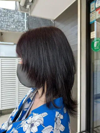 カラー イシイ ハルナ 🤍のヘアスタイル